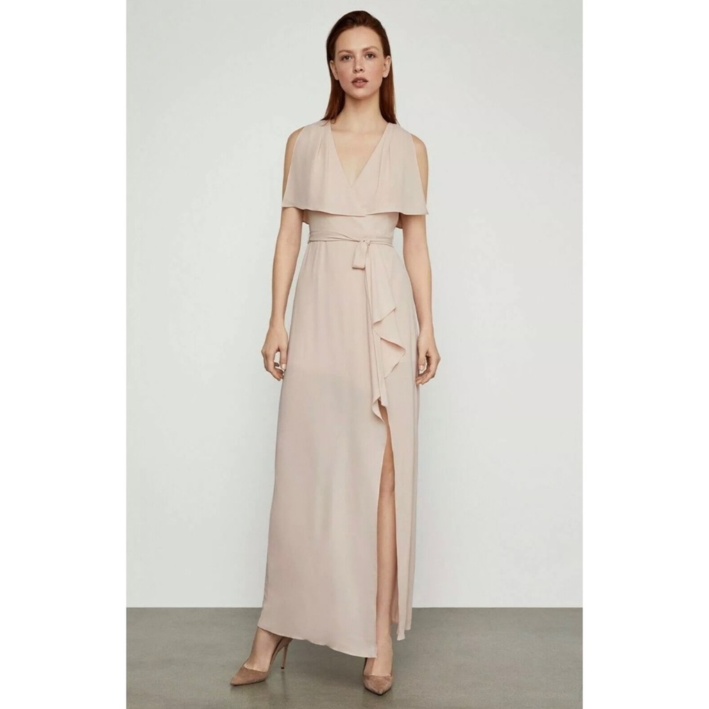 BCBGMaxazria Bare Pink Gown Dress 4 NWT